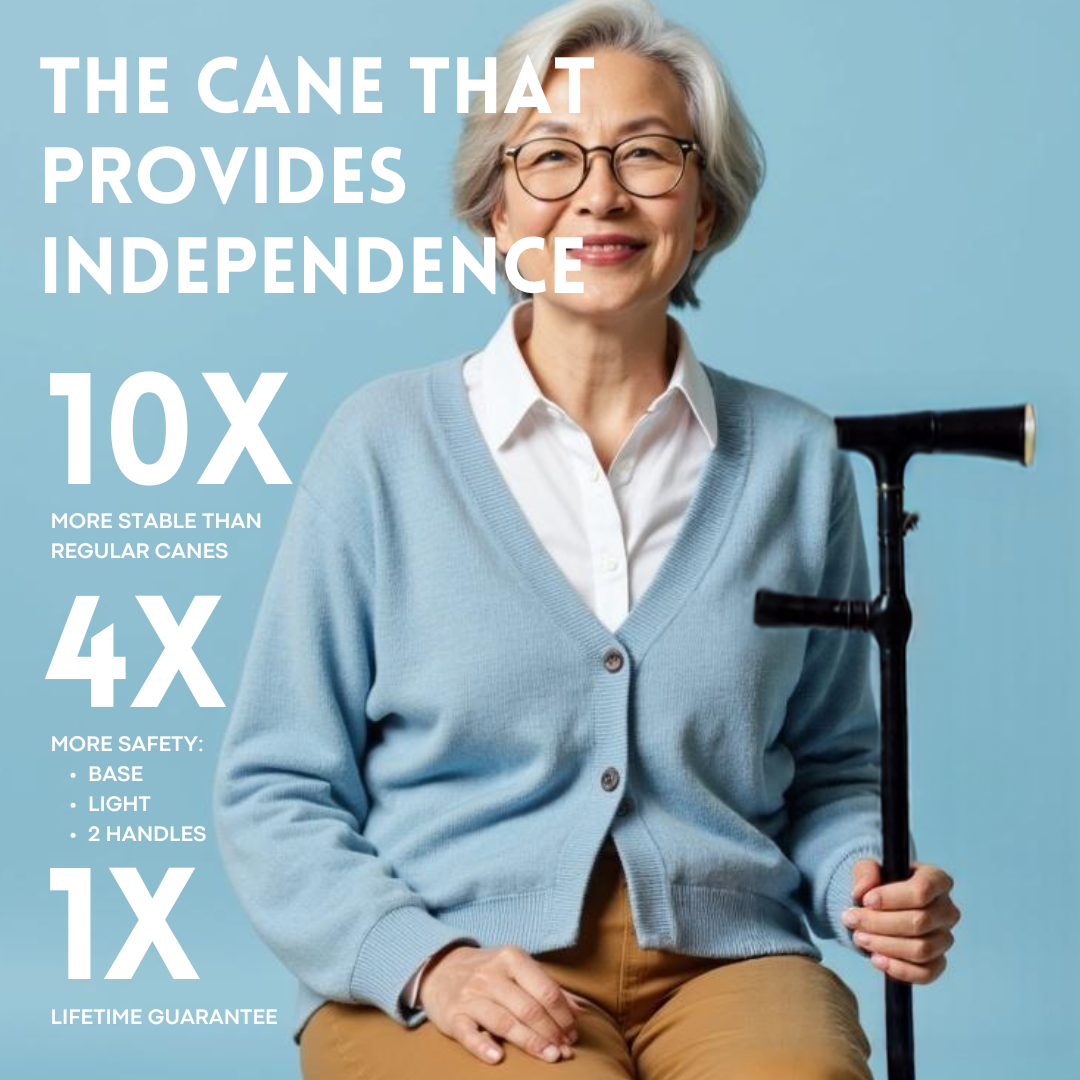 OrtoLift Upright Walking Cane