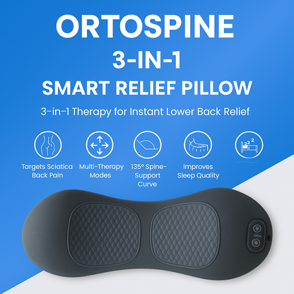 OrtoSpine Triple Fusion Pillow for Back Pain Relief