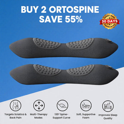 OrtoSpine Triple Fusion Pillow for Back Pain Relief
